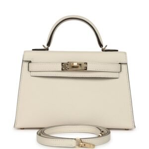 Hermes Special Order (HSS) Kelly Sellier 20 Nata Verso Chevre Mysore Permabrass Hardware