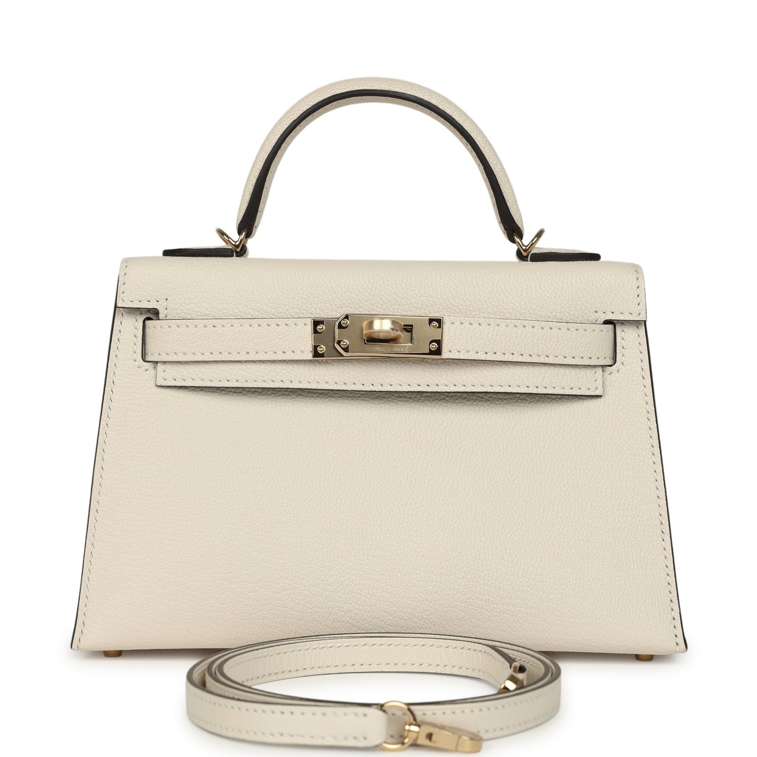 Hermes Special Order (HSS) Kelly Sellier 20 Nata Verso Chevre Mysore Permabrass Hardware