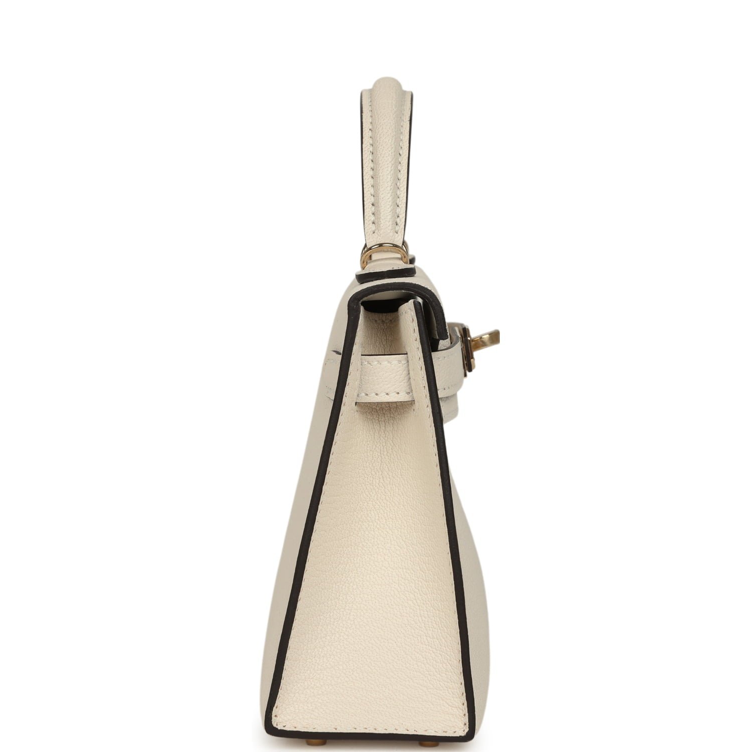 Hermes Special Order (HSS) Kelly Sellier 20 Nata Verso Chevre Mysore Permabrass Hardware - view 3