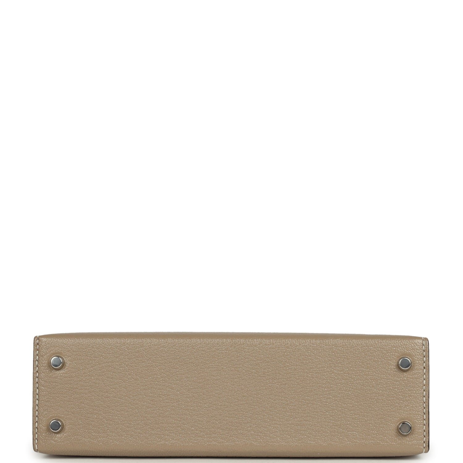 Hermes Special Order (HSS) Kelly Sellier 20 Gris Tourterelle, Gris Perle Chevre Mysore Palladium Hardware - view 6