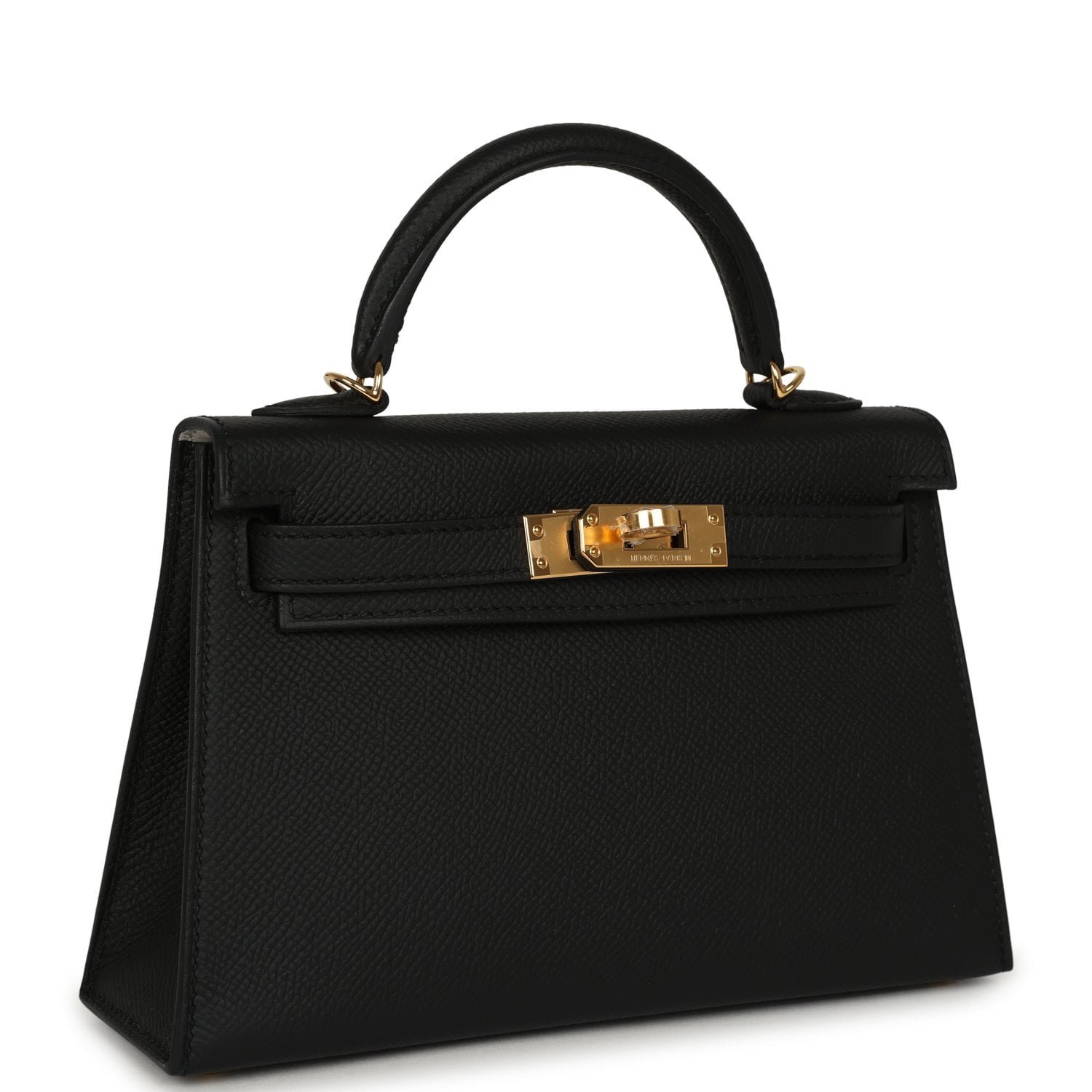 Hermes Special Order (HSS) Kelly Sellier 20 Black Verso Epsom Gold Hardware - view 2