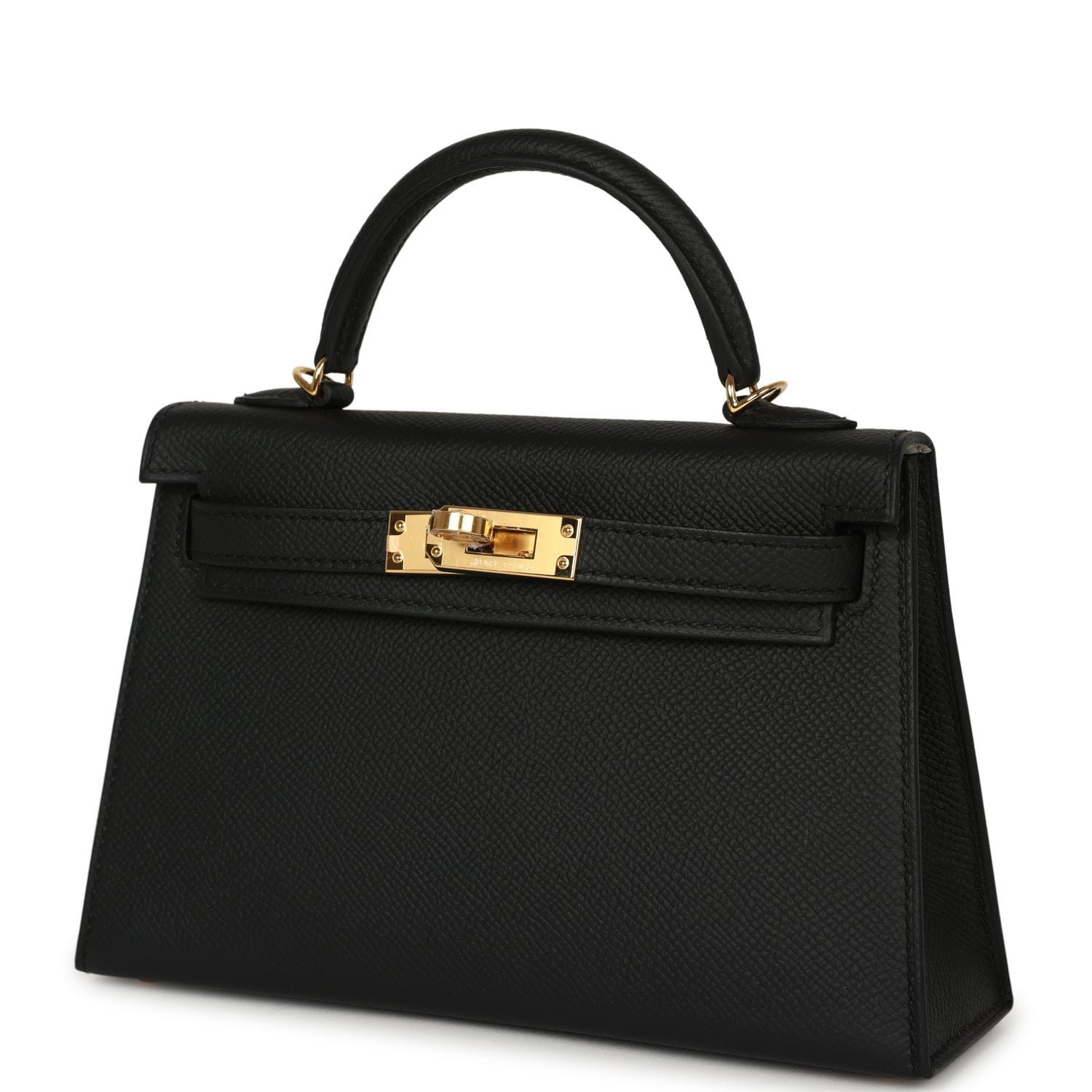 Hermes Special Order (HSS) Kelly Sellier 20 Black Verso Epsom Gold Hardware - view 5