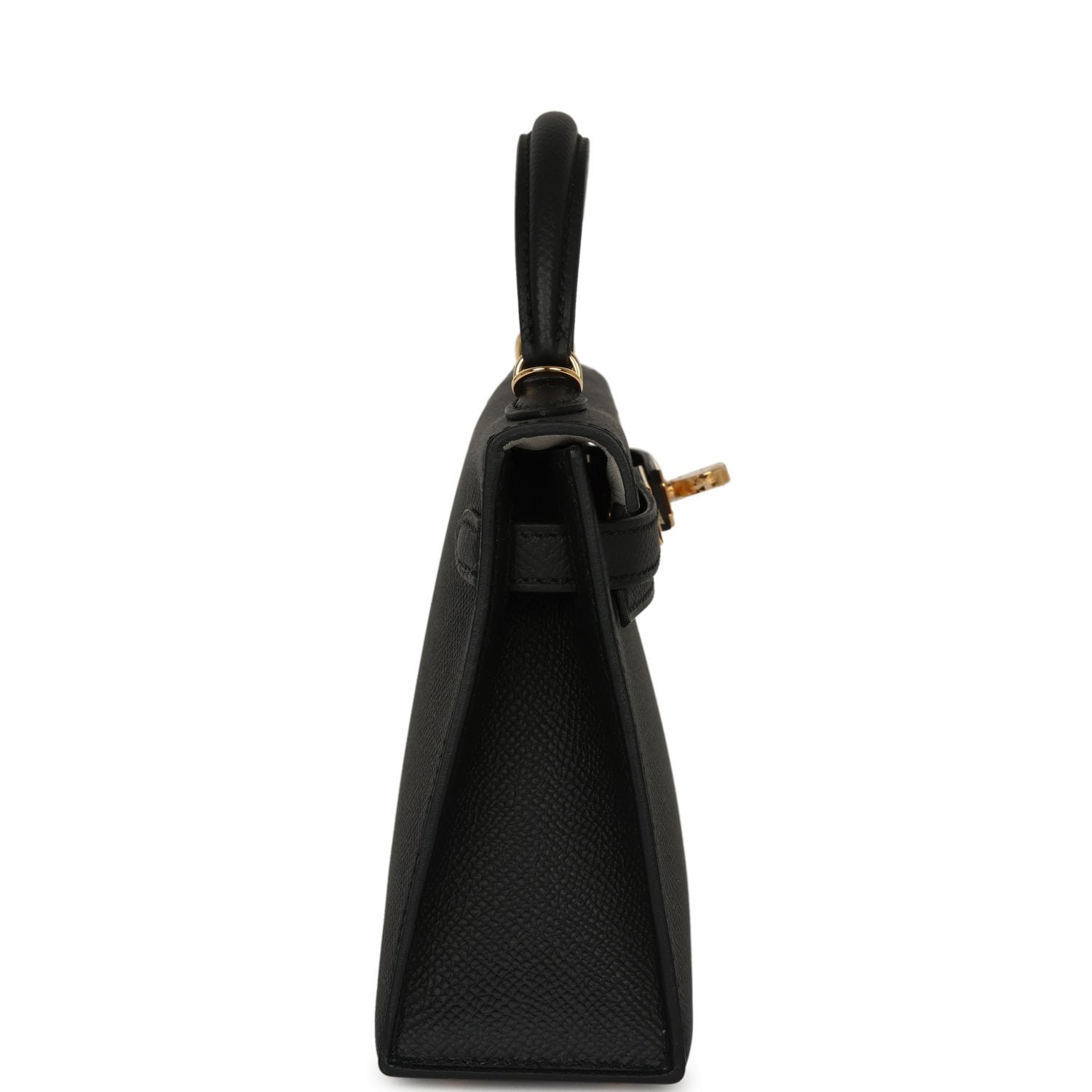 Hermes Special Order (HSS) Kelly Sellier 20 Black Verso Epsom Gold Hardware - view 3